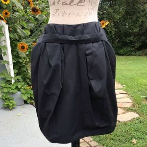 Black Bubble Skirt Marni Sz 6 Pockets
